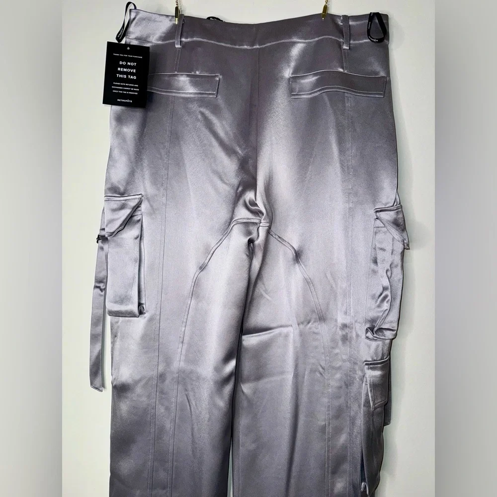 Retrofete - Andre Cargo Pants Mini Grey - Large - New with Tag🏷️ Perfect Condit
